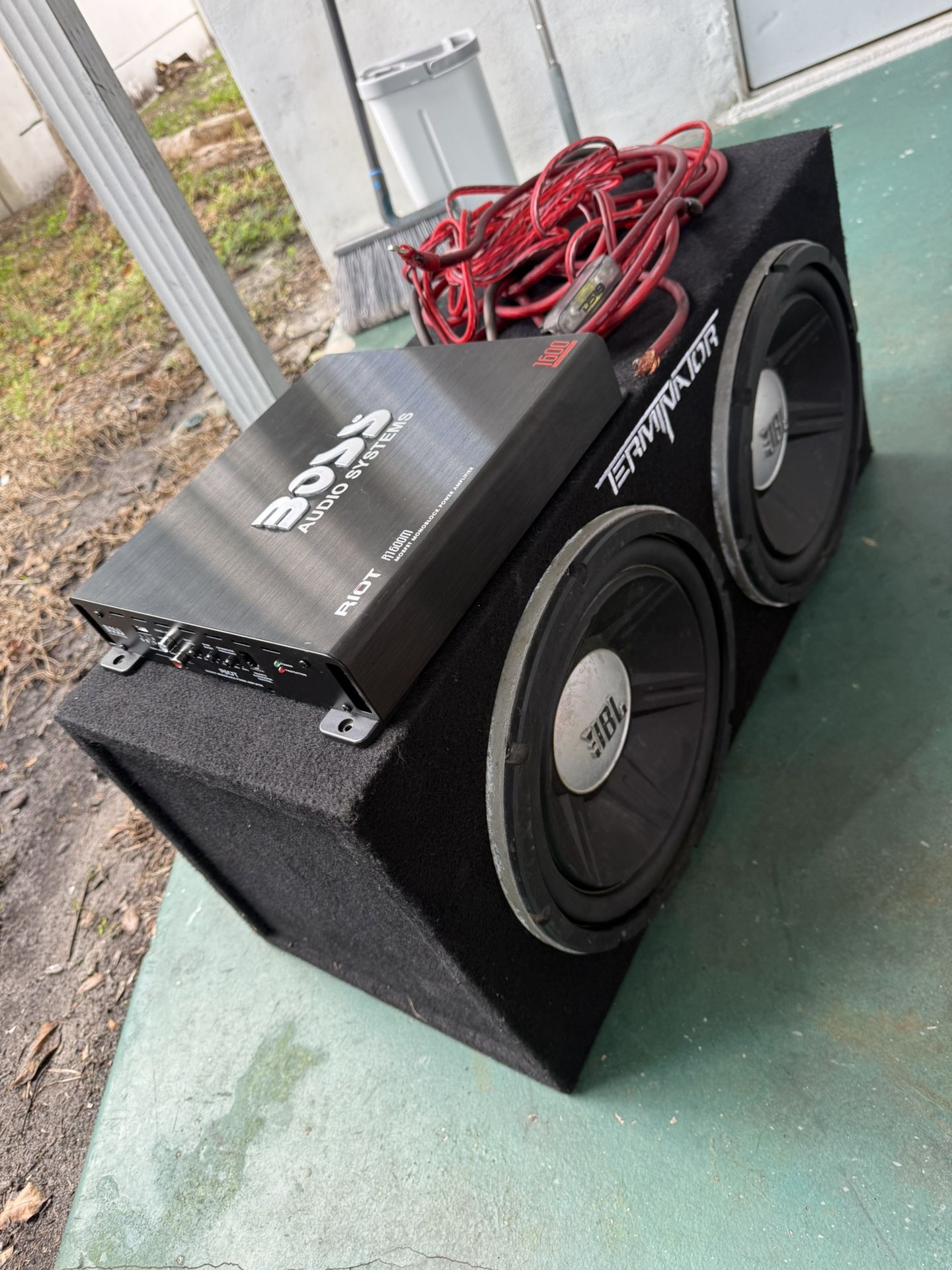 Subwoofer And Amplifier 