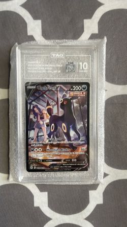 Pokemon Umbreon V TG22 Brilliant Stars TAG 10 2nd Highest Overall Grade 982