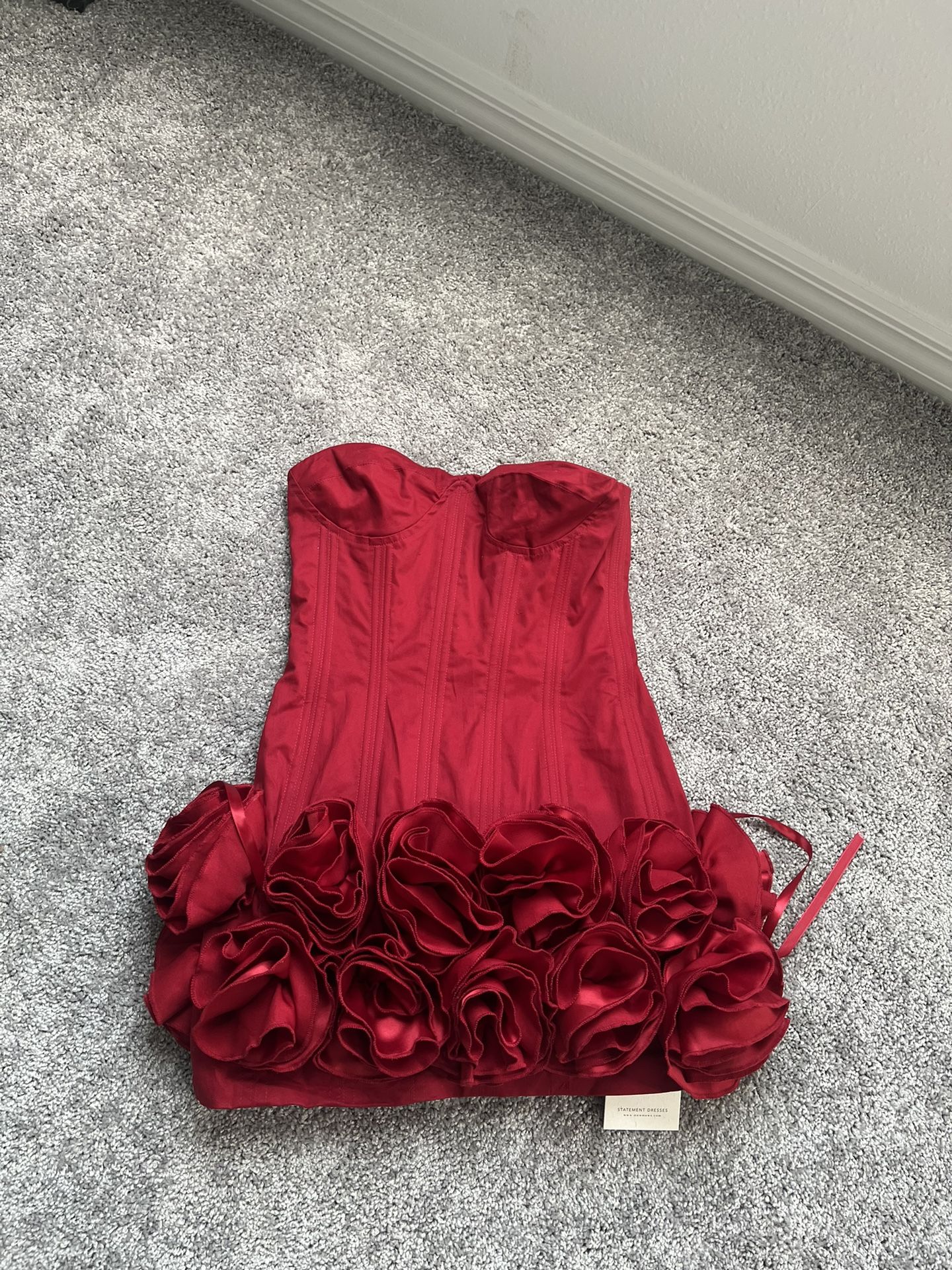 Red Rose Corset dress