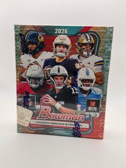 2026 Topps Bowman Mega Box NFL x4