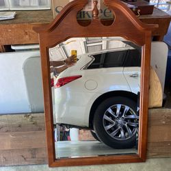 Dresser Wood Mirror