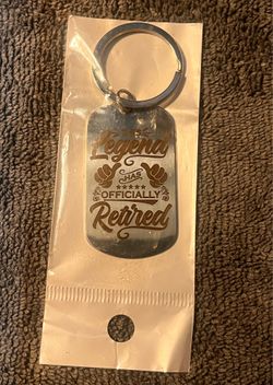 Retirement Congratulations Keychain