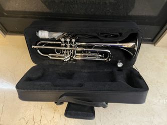 Silver B-Flat Trumpet