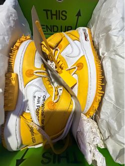 Off-White x Nike Air Force 1 Mid Varsity Maize