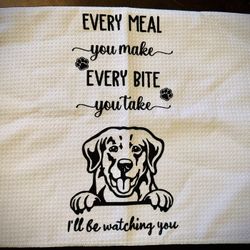 🐶 Dog Lover’s Kitchen Towel – Brand New