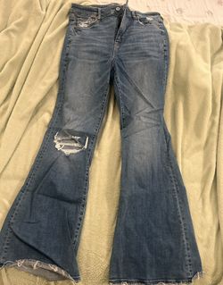 Flared American eagle jeans, super hi-rise size 10