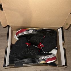 Jordon Son Of Mars Basketball Sneakers Black & Red