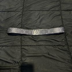 Louis Vuitton Matte Black Belt