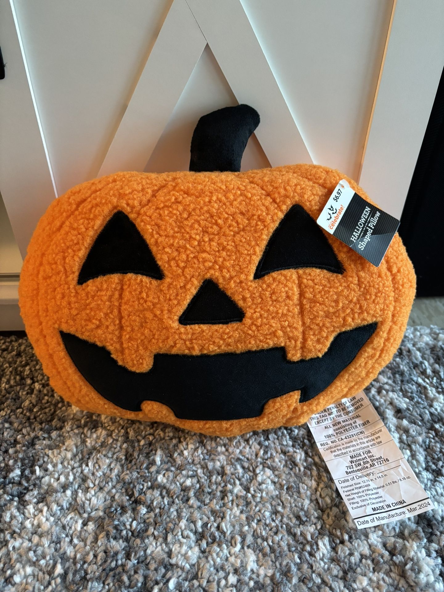 Halloween Pumpkin Decorative Pillow
