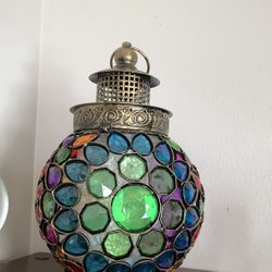 Colorful Gem Tea Light Candle Holder