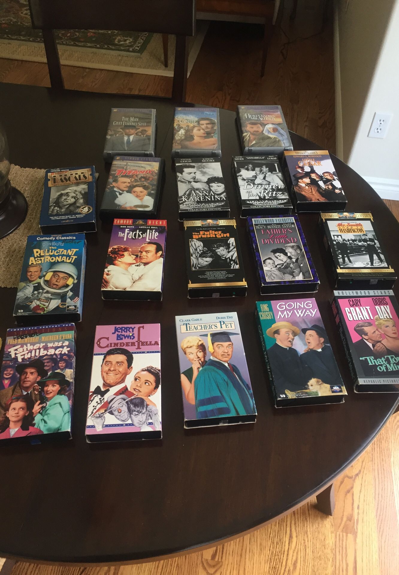Classic movie VHS tape set