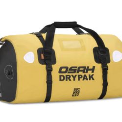 Motorcycle 500D PVC Waterproof Reflective Tail Duffle Bag Saddle Dry Luggage 40L