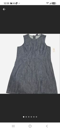 New GAP denim dress SizeL petite