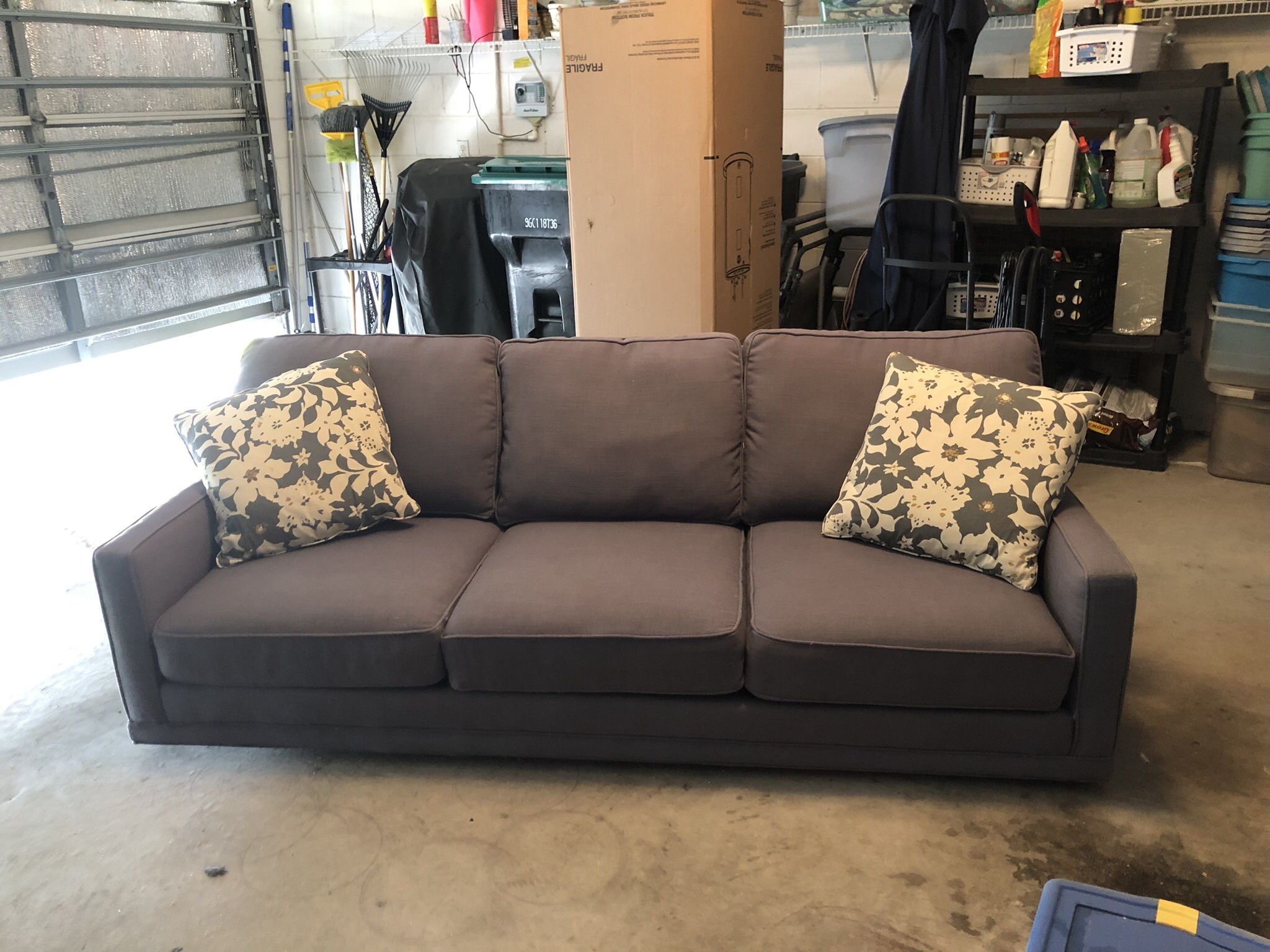 Gray Fabric Couch