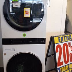 LG WKE100HWA WashTower Laundry Center Washer Dryer BIN