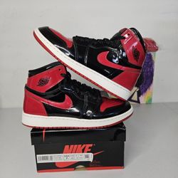 Size 7y - Patent Bred Jordan 1's - $50 Firm