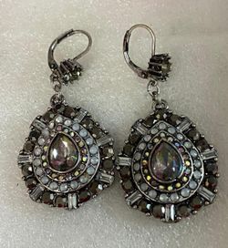 Aretes Stainless Piedras Joyería Antigua 