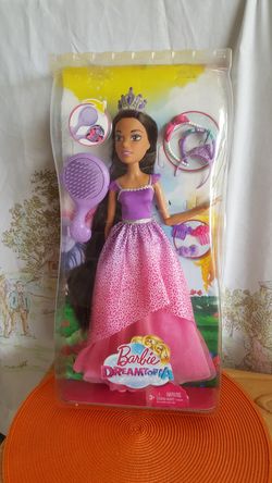 Barbie DreamTopia Princess doll 17" tall Create endless hairstyles