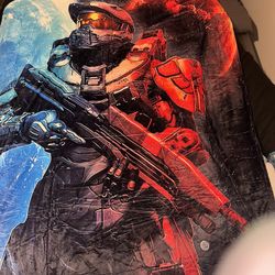 Halo Blanket! New! 60X80 Inches! Master Chief