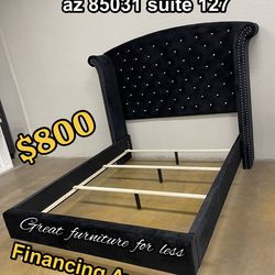 Queen size bed frame brand new