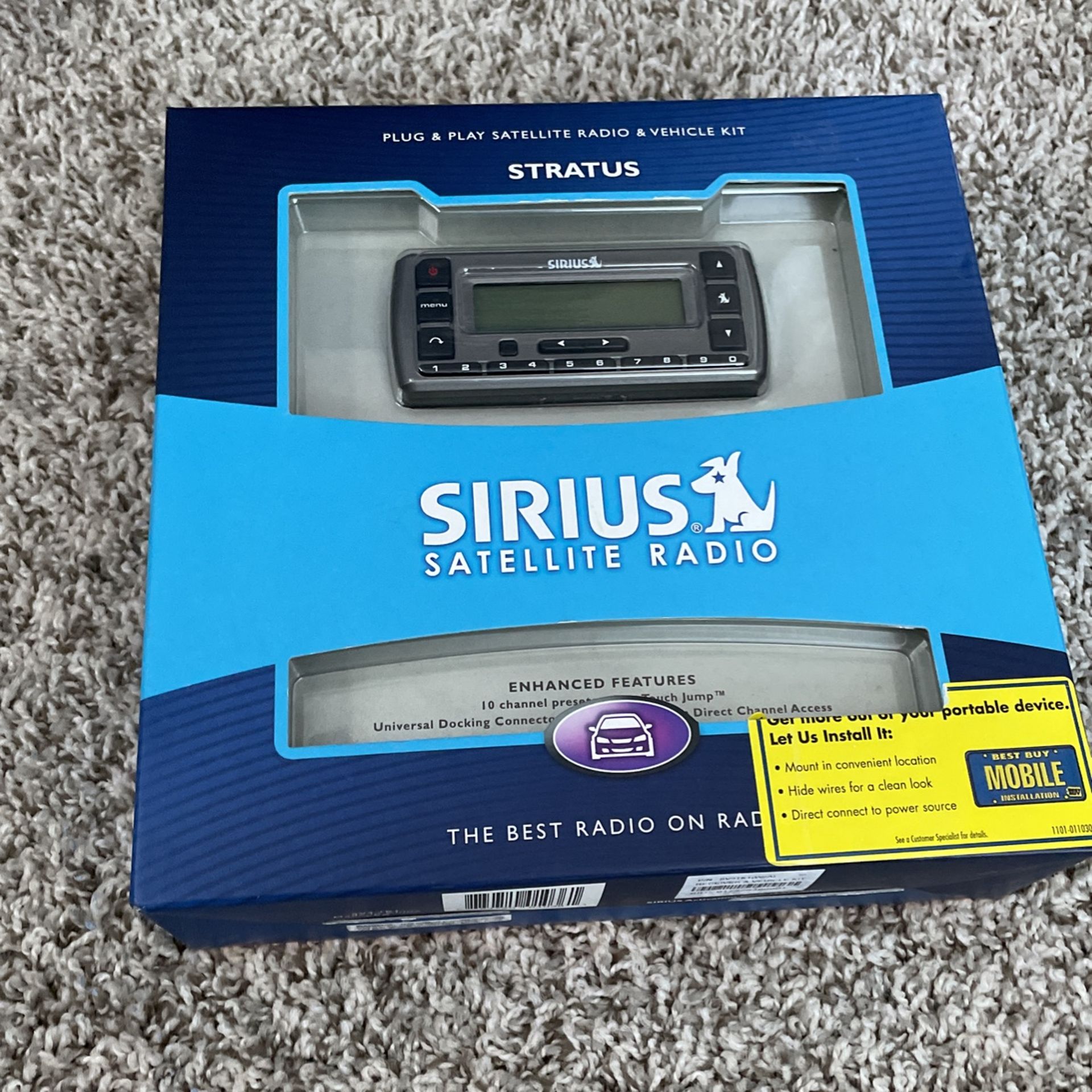 Sirius Stratus Satellite Radio NIB