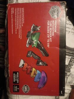 Doyle Premium Ratcheting Tube Bender Kit