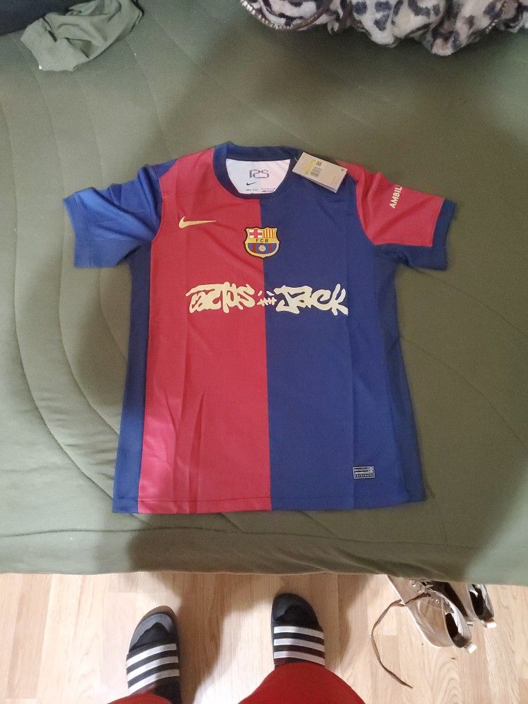 barcelona  ×travis scott jersey  2025 
