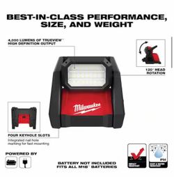 M18 GEN-2 18-Volt Lithium-Ion Cordless 4000 Lumens ROVER LED AC/DC Flood Light (Tool-Only)