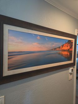 High quality painting of toy pines beach from costco