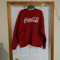 Red & White XL Coca-Cola Sweatshirt