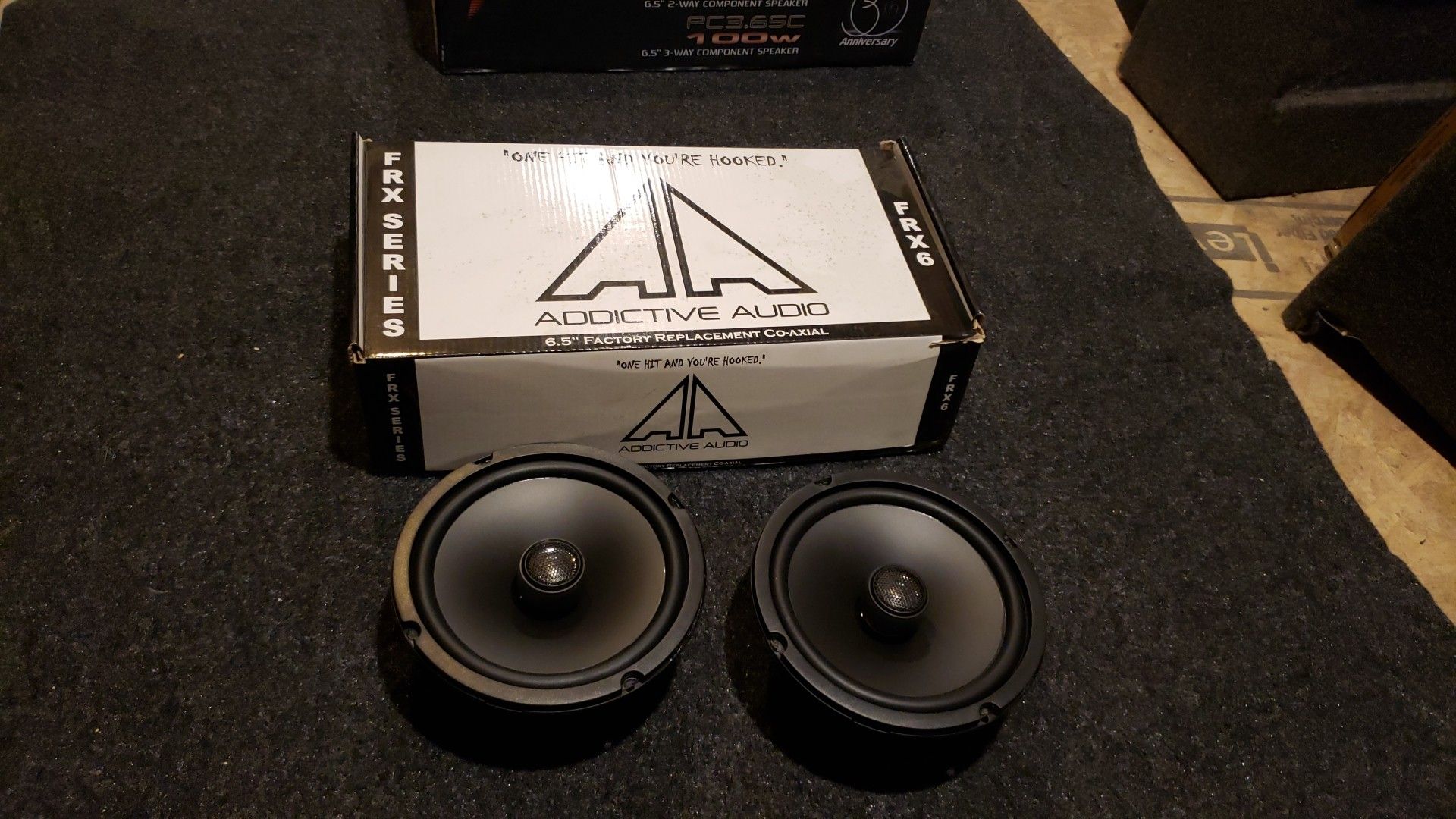 Addictive audio 6 and 1/2 inch coaxial replacement speaker