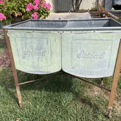 Antique Double Wash Tub