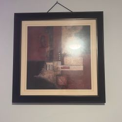 Large Abstract Wall Art Frame