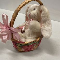 Vintage Bunny And Basket
