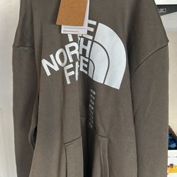 North Face Hooded Sweatshirt sz Large New