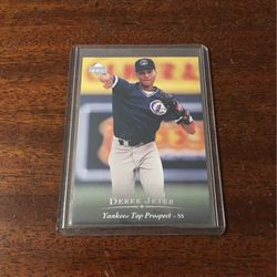 Early Derek Jeter Baseball Card