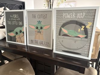 Baby Yoda Wall Decor 