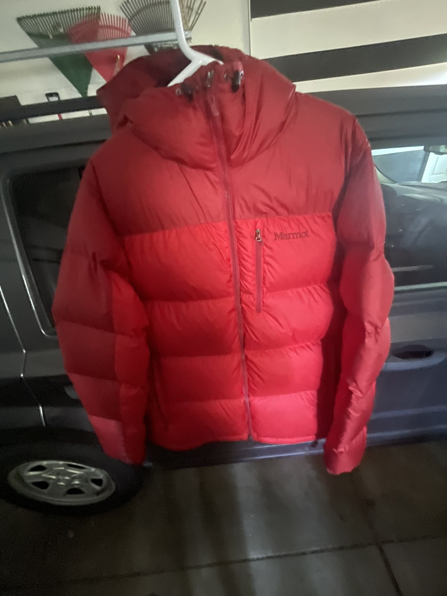 Marmot Red Puffer Jacket