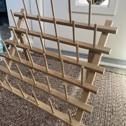 June Tailor Spool Cone Wood Thread Racks (Holds 33 Spools)