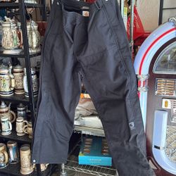 New Unworn CARHARTT Weather Proof Pants XL BLK