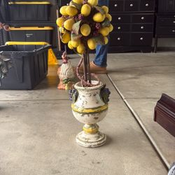 ceramic lemon topiary