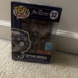 Marvel Studios MCU Avengers Captain America Art Series Target Exclusive Funko Pop 