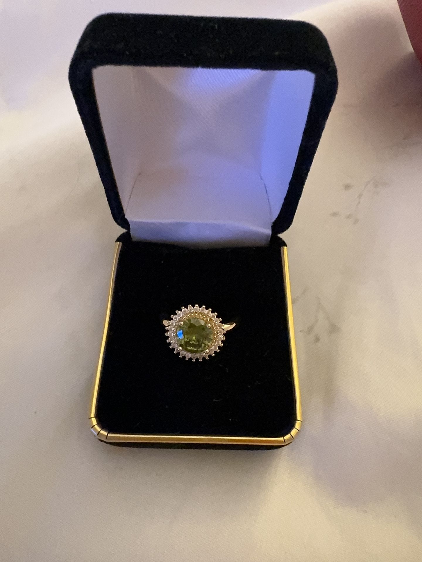 Gold Plated Ring Size 7, $15