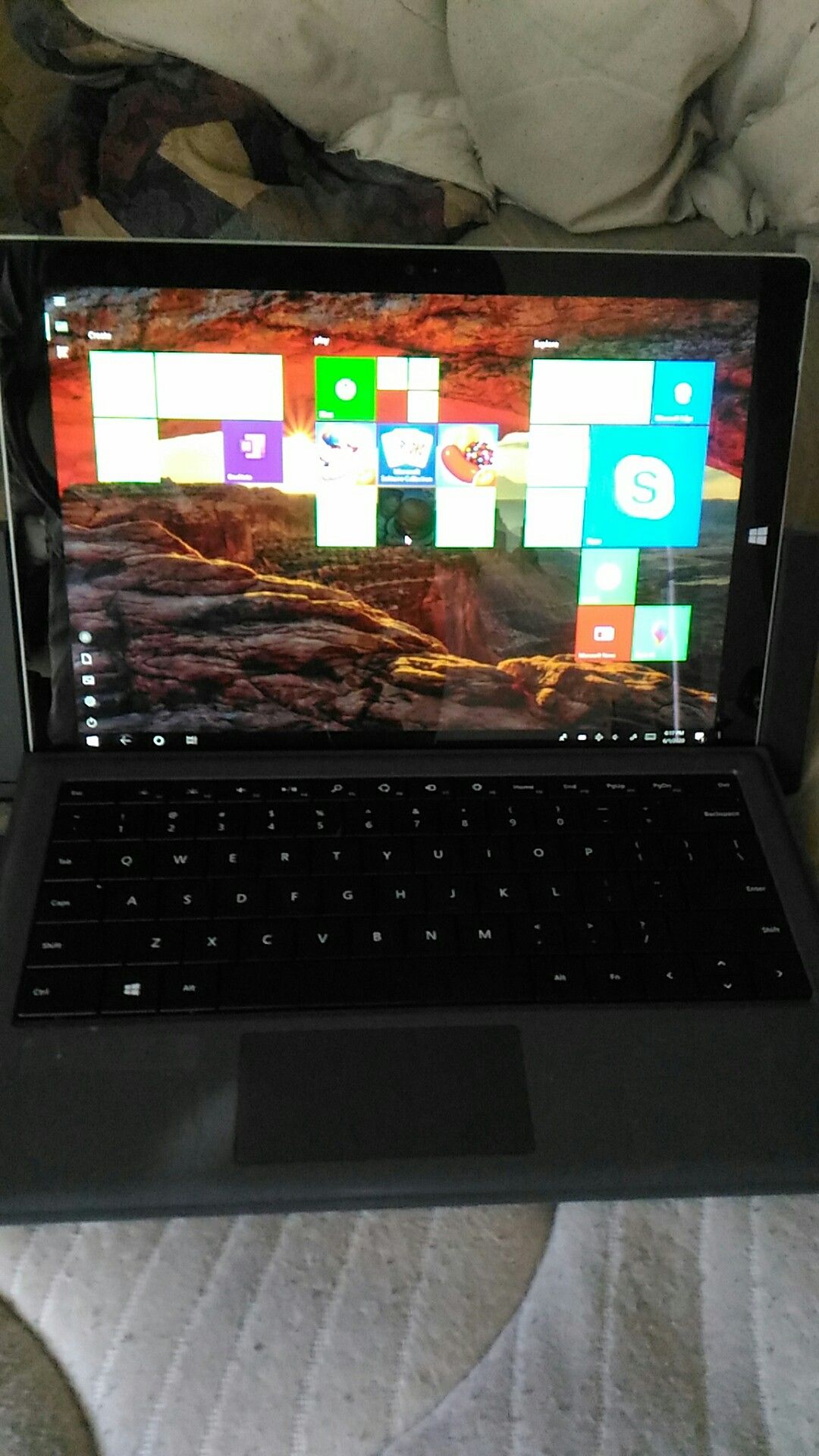 Microsoft Surface pro 3 with dock and charger