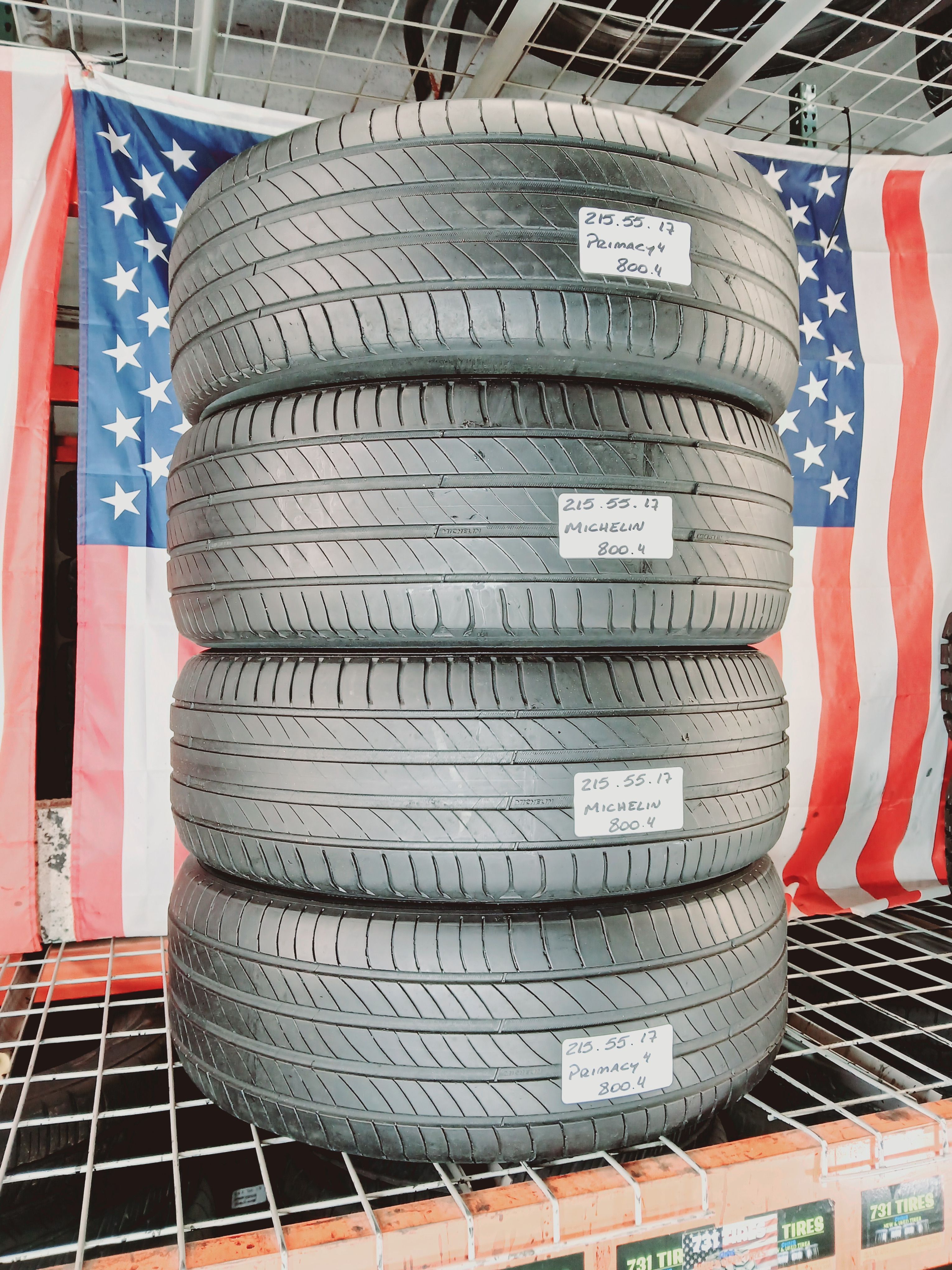 P215/55R17 MICHELIN PRIMACY A/S 215/55R17 ALL SEASON TOURING CAR USED ...