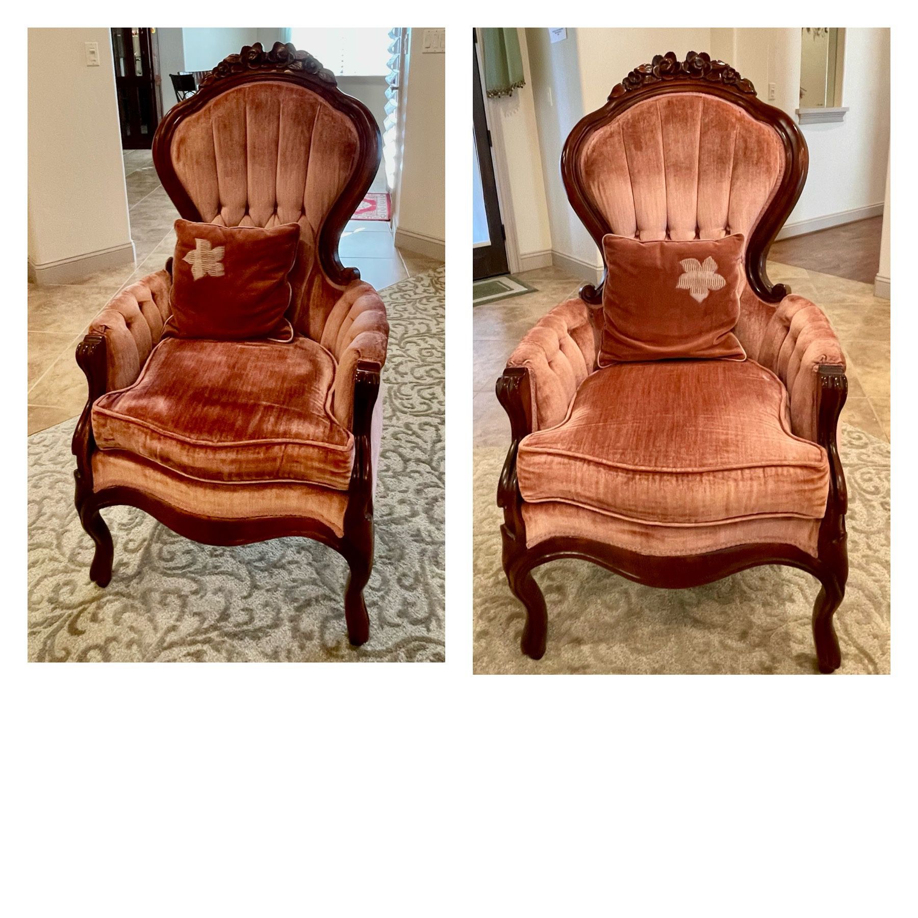 Antique Parlor Chairs 