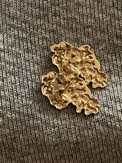 Nugget earrings 10k