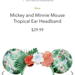Disney Parks Minnie Summer Ears