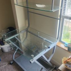 Glass Desk