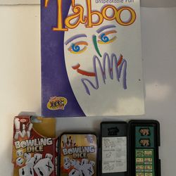 Family/older Children Board and Dice Games Lot, Disney Item Added